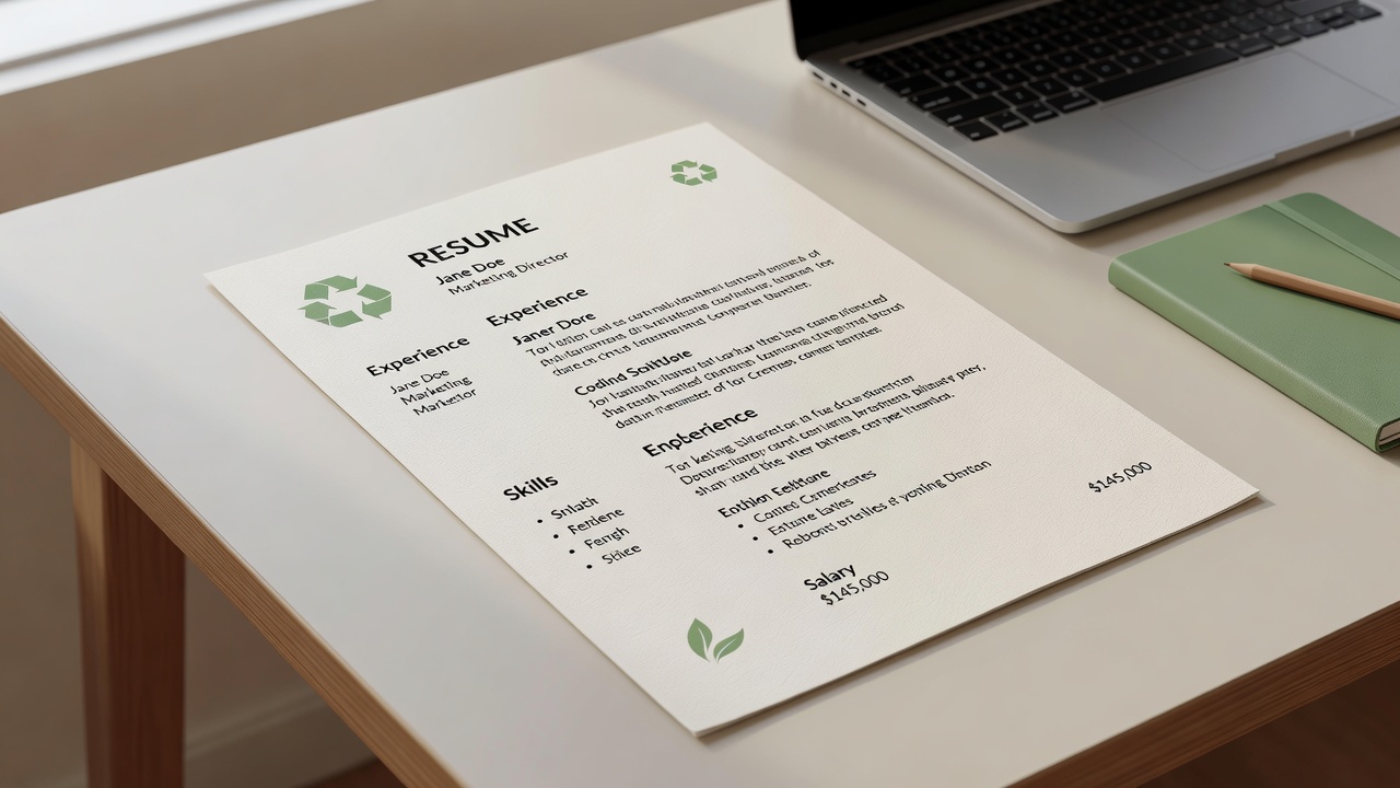 2026 Guide to Highlighting Sustainability Experience on Resumes