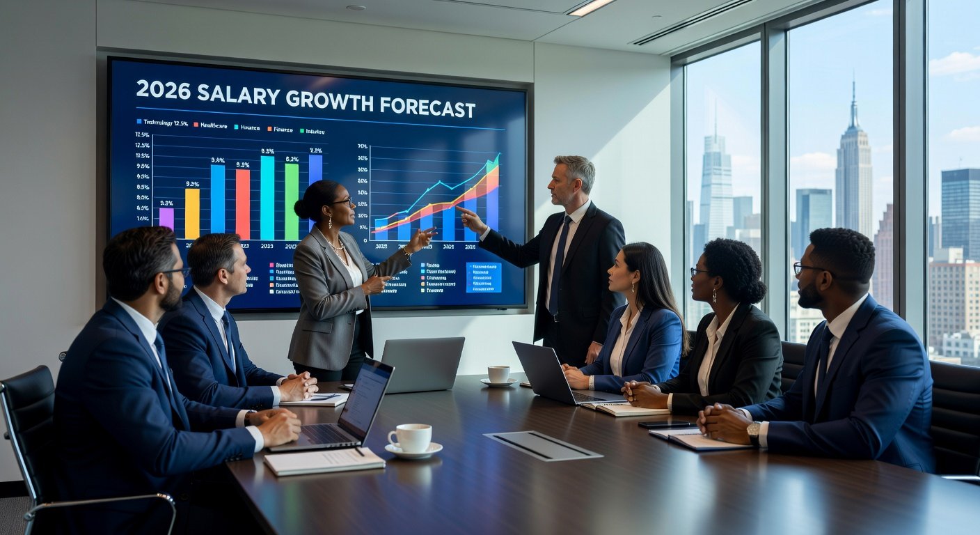 2026 Pay Raise Benchmarks: Tech, Healthcare, Finance