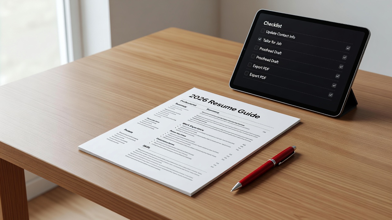 2026 Resume Proofreading Checklist: Catch Errors Before Employers Do