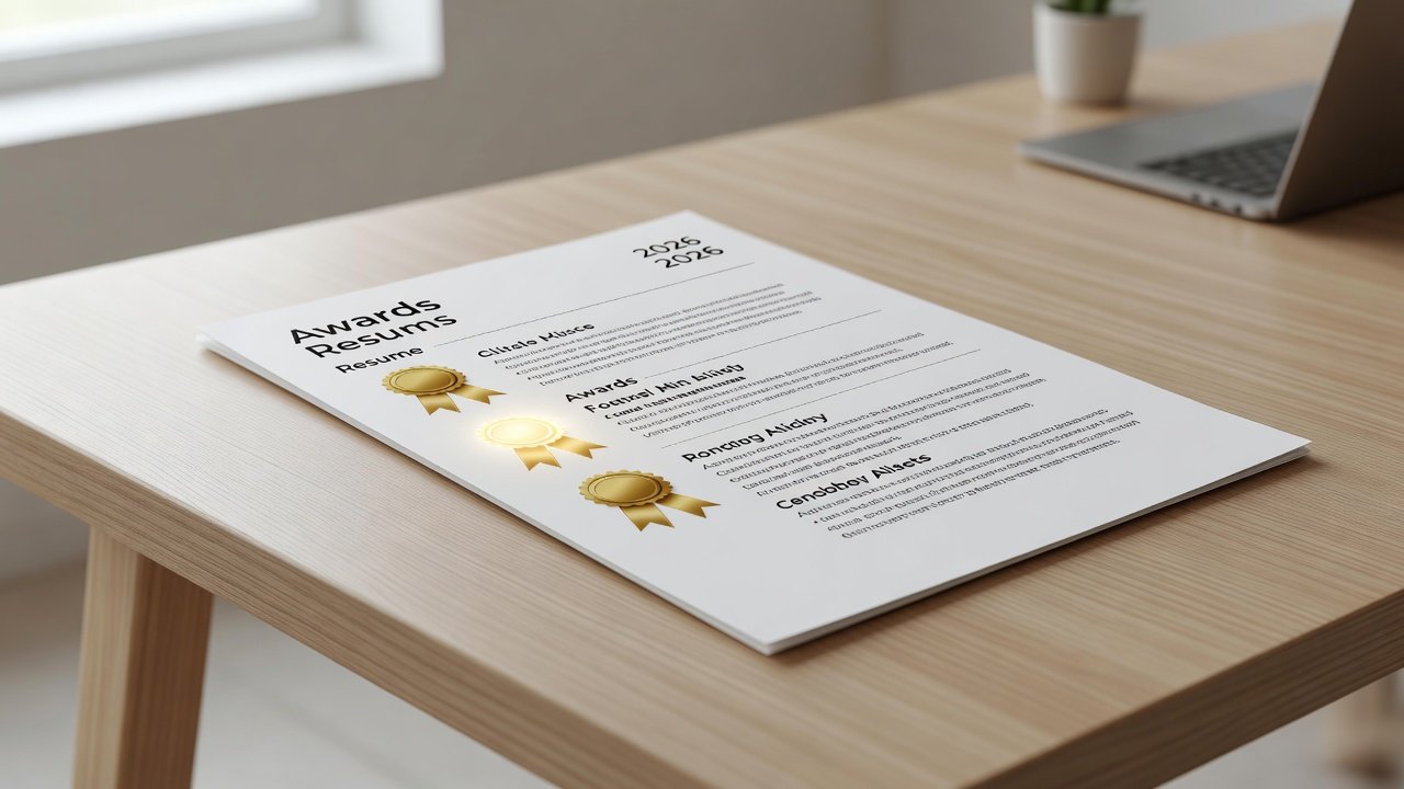 How to List Awards & Honors on Your Resume in 2026