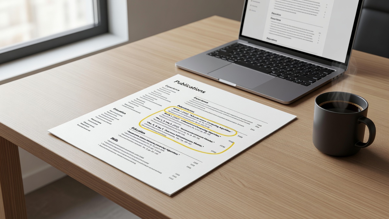 How to List Publications on a Resume in 2026