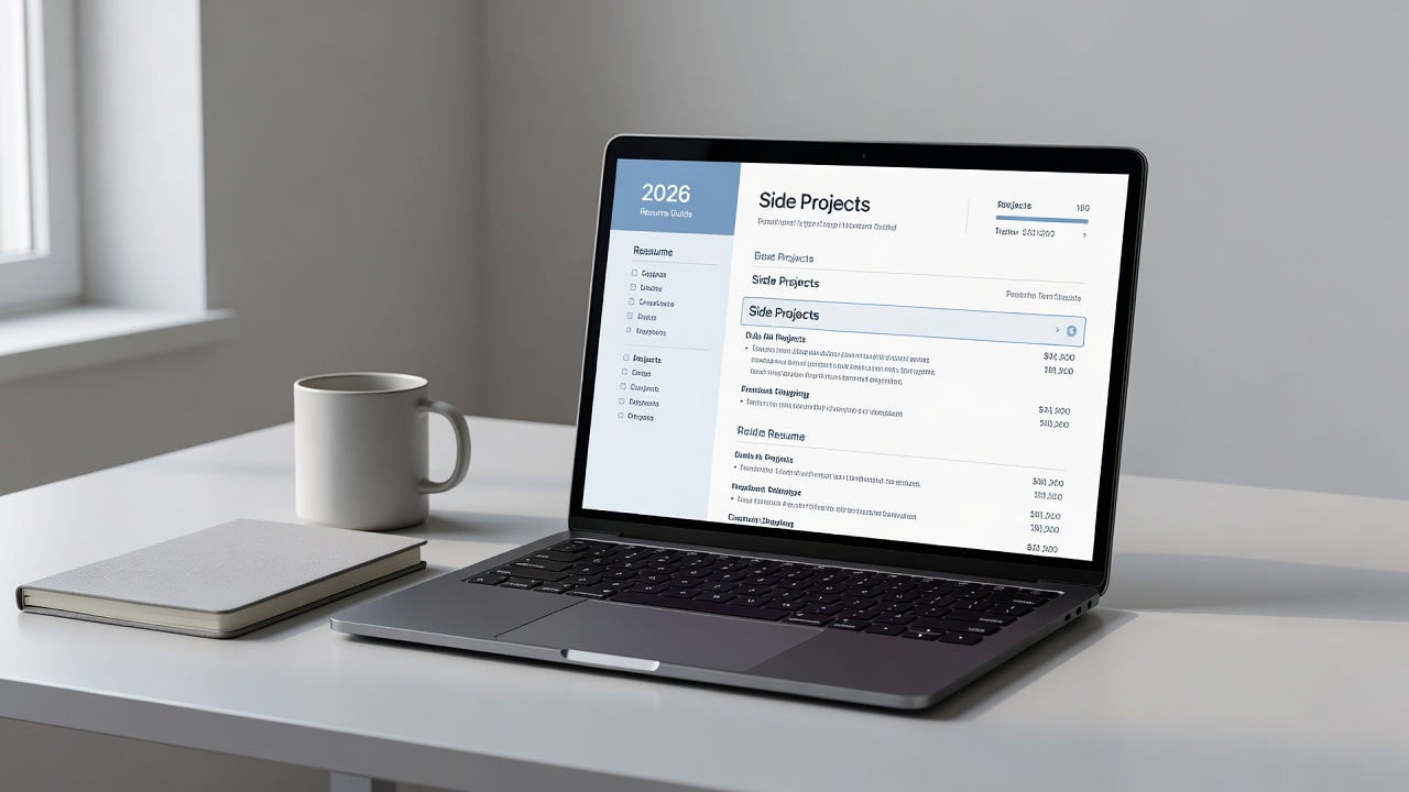 How to Showcase Side Projects on Your Resume in 2026