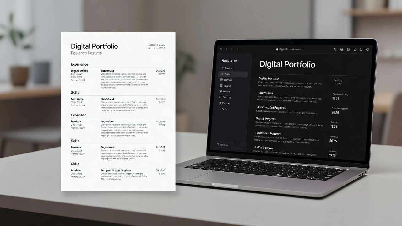 Resume vs Portfolio: When to Use Each in 2026 Applications